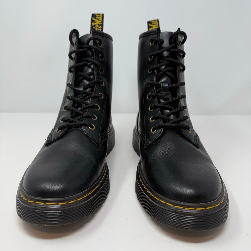 Dr. Martens Zavala Boots Men's 9 Women's 10 Black Combat Boots AW004 SK08V - Picture 4 of 12